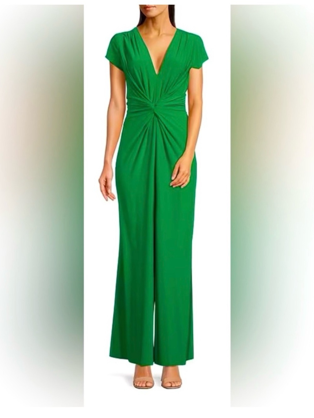Vince Camuto Green Wide Leg Jumpsuit